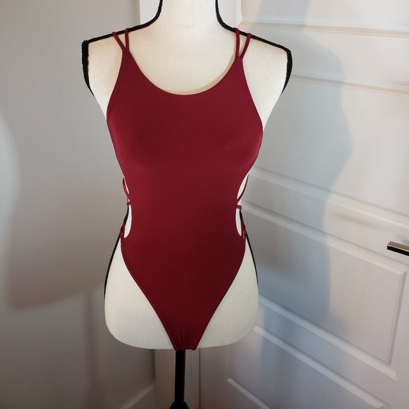 Tops - Criss-cross Backless Skinny Bodysuit